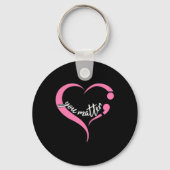 Jugendfragen Semicolon Psychische Gesundheit und S Schlüsselanhänger (Rückseite)