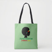 Jugendfreiheitstag/Afro-Mädchen Tasche (Vorderseite)