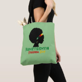 Jugendfreiheitstag/Afro-Mädchen Tasche (Von Nahem)
