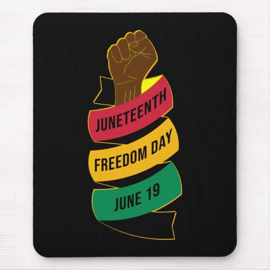 Jugendfreiheitstag Schwarze Geschichte Mousepad (Vorne)