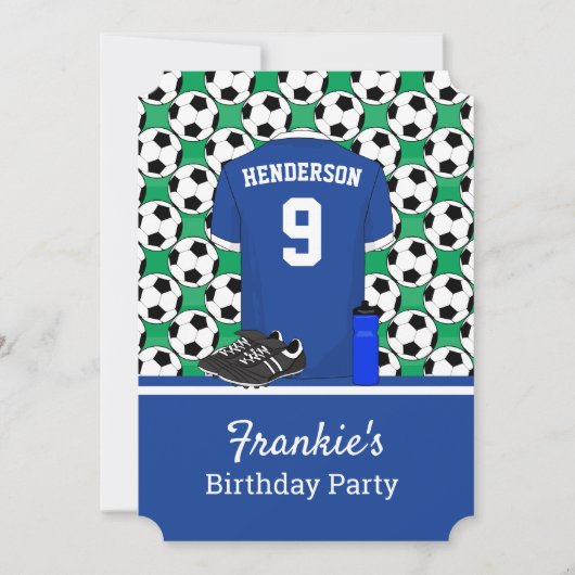 Jugendfußball-Veranstaltung BLW Einladung (Vorderseite)