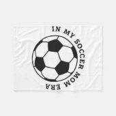 Jugendfußballmutter, Team-Mutter Fußballspiel-Tage Fleecedecke (Vorderseite (Horizontal))