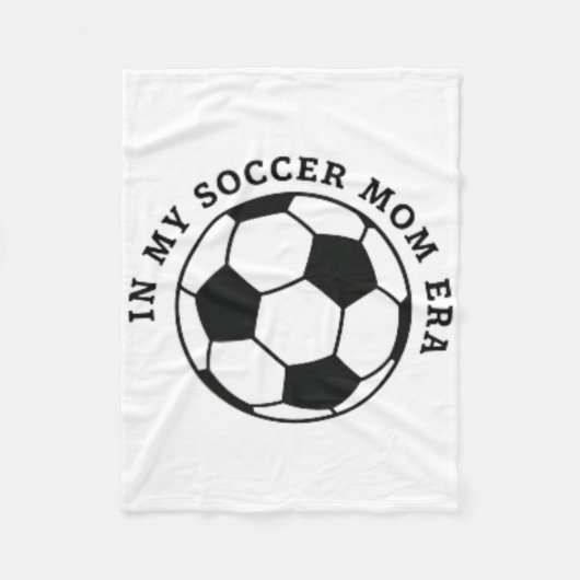 Jugendfußballmutter, Team-Mutter Fußballspiel-Tage Fleecedecke (Vorderseite)