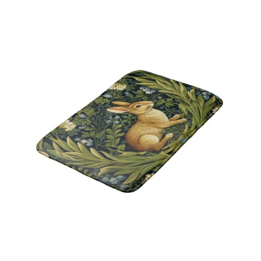 Jugendhase im Garten Badematte (Schrägansicht)