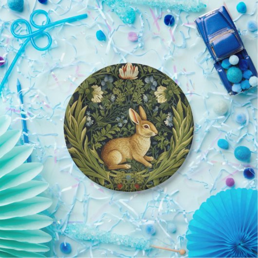 Jugendhase im Garten Pappteller (Party)