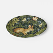 Jugendhase im Garten Pappteller (Schrägansicht)