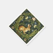 Jugendhase im Garten Serviette (Ecke)