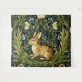 Jugendhase im Garten Wandteppich (Vorderseite (Horizontal))