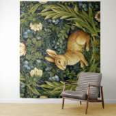 Jugendhase im Garten Wandteppich (Beispiel)