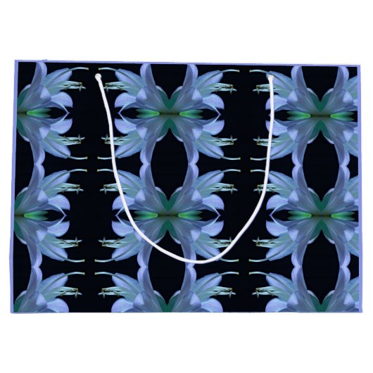 Jugendherberge Blume Fotograf, Kunstkunst Elegante Große Geschenktüte (Rückseite)