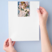 Jugendherberge mit Blume Flyer (Hand)