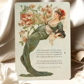 Jugendhochzeit Dankeschön Karte Grüne Blüte