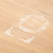 Jugendhochzeit Einladung zu klarer Akryllik (Ablage )