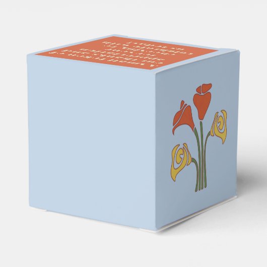 Jugendhochzeit Geschenkschachtel (Rückseite)