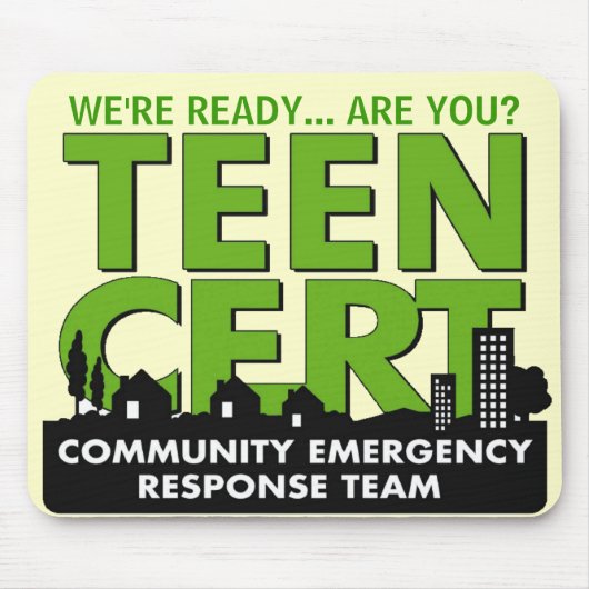 Jugendlich CERT Mousepad (Vorne)