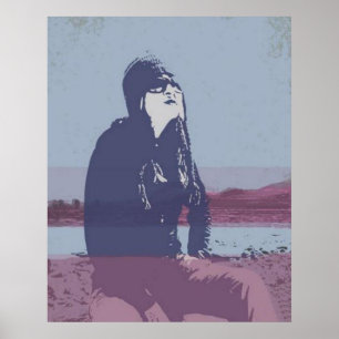 Jugendlich durch das See-Plakat Poster