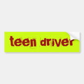 jugendlich Fahrer Autoaufkleber (Vorne)