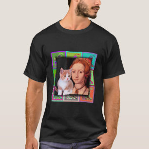 Jugendlich-gealterter Elizabeth I und ihr Kätzche T-Shirt