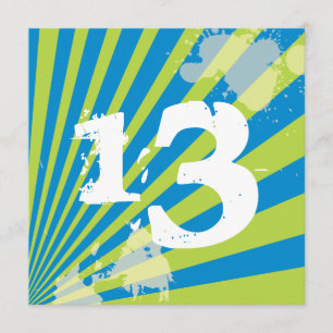 Jugendlich Junge der Geburtstags-Party Einladung