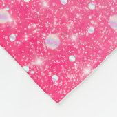 Jugendlich Mädchen-personalisierter funkelnd Fleecedecke (Ecke)