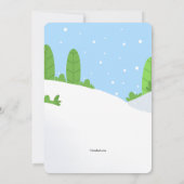 Jugendlich Snowboarder-Einladung Einladung (Rückseite)