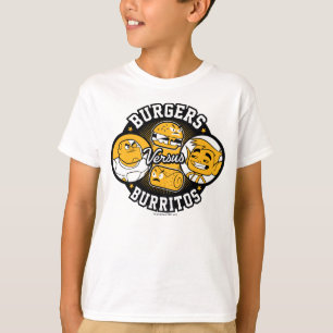 Jugendlich Titanen gehen! Burger gegen Burritos T-Shirt