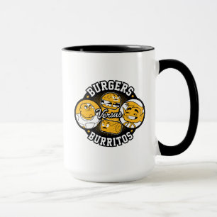 Jugendlich Titanen gehen! Burger gegen Burritos Tasse