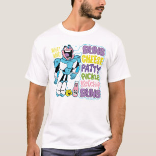 Jugendlich Titanen gehen!   Cyborg-Burger-Rap T-Shirt