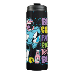 Jugendlich Titanen gehen!   Cyborg-Burger-Rap Thermosbecher