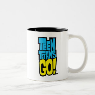 Jugendlich Titanen gehen!   Logo Zweifarbige Tasse