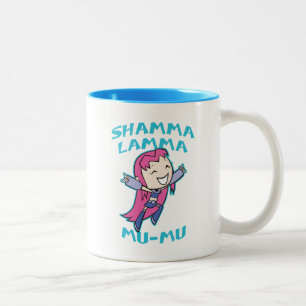 Jugendlich Titanen gehen!   Starfire "Shamma Lamma Zweifarbige Tasse