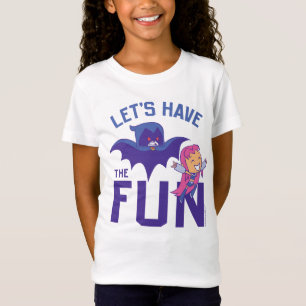 Jugendlich Titanen gehen! Starfire u. Rabe T-Shirt