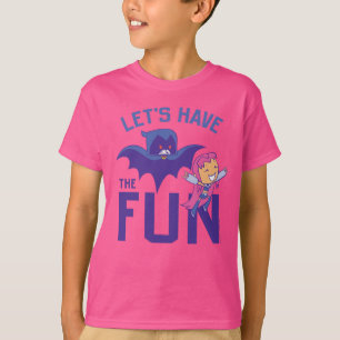 Jugendlich Titanen gehen! Starfire u. Rabe T-Shirt