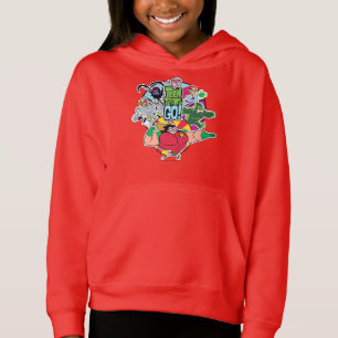Jugendlich Titanen gehen! Team-Gruppen-Grafik Hoodie