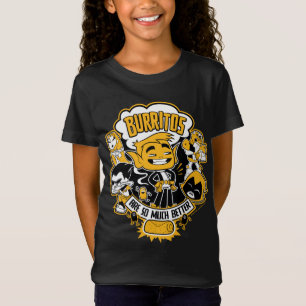 Jugendlich Titanen gehen! Tier-Junge "Burritos T-Shirt