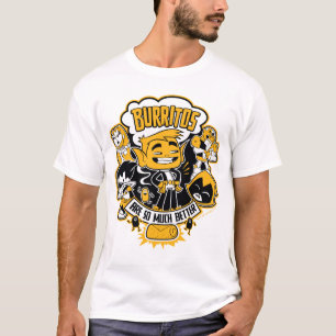 Jugendlich Titanen gehen!   Tier-Junge "Burritos T-Shirt