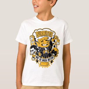 Jugendlich Titanen gehen! Tier-Junge "Burritos T-Shirt
