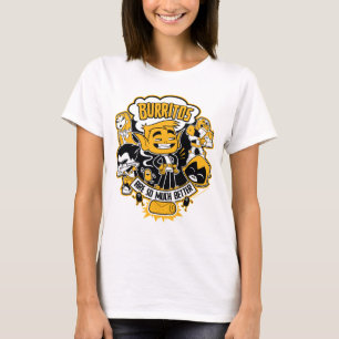 Jugendlich Titanen gehen! Tier-Junge "Burritos T-Shirt