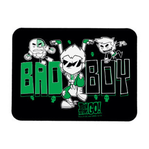 Jugendlich Titanen gehen!   "unartiger Junge" Magnet