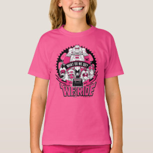 Jugendlich Titanen gehen! "wir reiten" Retro T-Shirt