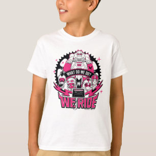 Jugendlich Titanen gehen! "wir reiten" Retro T-Shirt