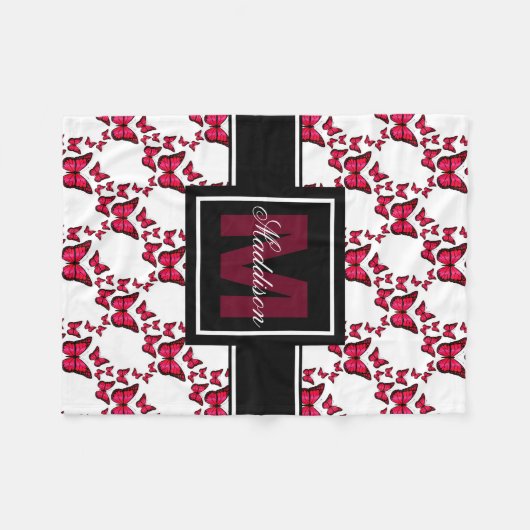 Jugendlich Tween-Mädchen-personalisierter Fleecedecke (Vorderseite (Horizontal))