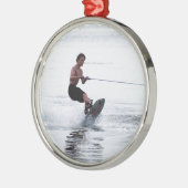 Jugendlich Wakeboarder-Verzierung Ornament Aus Metall (Links)