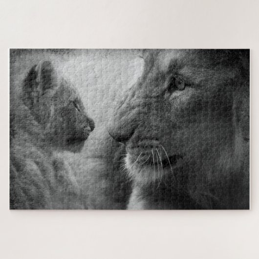 Jugendliche; Aber Vater Puzzle (Horizontal)