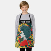 Jugendliche Afro Hair Women 1865 Emanzipation Pop Schürze (Getragen)