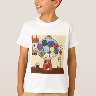„Jugendliche Ballon-Illustration Tee“ T-Shirt