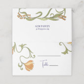 Jugendliche-Blume-Hochzeit Platzkarte (Außenseite Aufgefaltet)