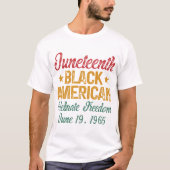 Jugendliche Coole schwarze Amerikaner feiern Freih T-Shirt (Vorderseite)