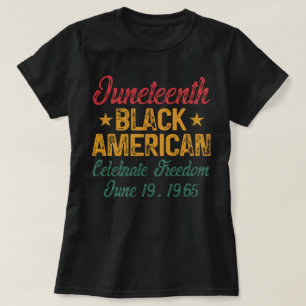 Jugendliche Coole schwarze Amerikaner feiern Freih T-Shirt