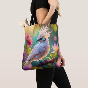 Jugendliche Crested Blush Feder Taube Fantasy Voge Tasche
